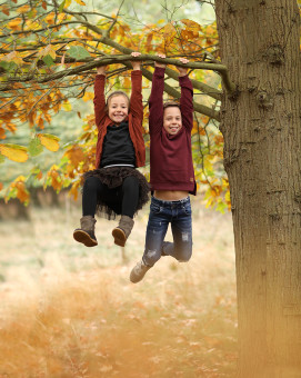 Kinderfotografie in de herfst